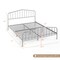 Costway Queen Size Metal Bed Frame Steel Slat Platform Headboard Footboard Bedroom Sliver